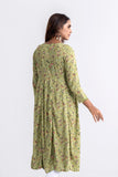 Women's Ethnic Kurta : Going Green Printed & Placid Blue Printed