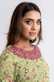 Women's Ethnic Kurta : Going Green Printed & Placid Blue Printed