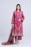 Ready-to-wear Three Piece Lawn with Silk Dupatta