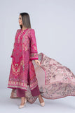 Ready-to-wear Three Piece Lawn with Silk Dupatta