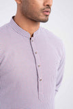 Men's Panjabi (Slim Fit) : Old Brick