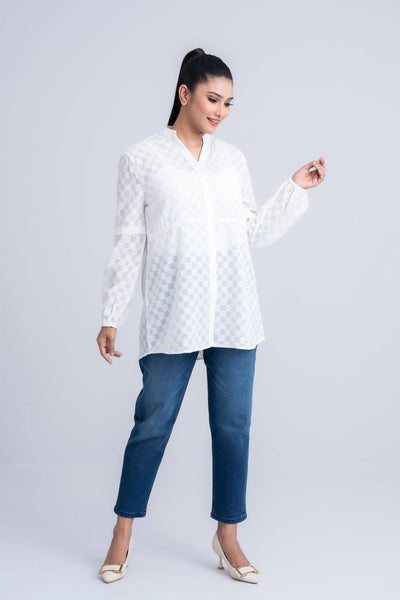 Women's Casual Shirt : White