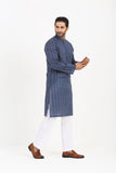 Men's Panjabi ( slim fit) :   Grape & Blue print