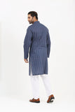 Men's Panjabi ( slim fit) :   Grape & Blue print