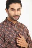 Men's Panjabi ( slim fit ) :  Wine Berry