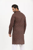 Men's Panjabi ( slim fit ) :  Wine Berry