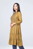 Women Ethnic Kurta : Earls Green