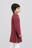 Boy's Panjabi : Dark Green & Maroon ( 0 - 15 Years)