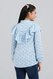 Junior girl's : Pomegranate printed & Blue Printed  ( 10-14 years)