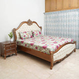 Bed Sheet - Multi Floral (King Size & Queen Size )