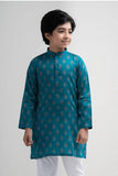 Boy's Panjabi : Green Printed & Floral Blue (0-15 Years)