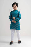 Boy's Panjabi : Green Printed & Floral Blue (0-15 Years)