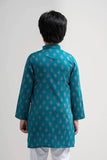 Boy's Panjabi : Green Printed & Floral Blue (0-15 Years)