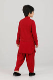 Boys Kurta Set : Maroon (4-15 Years)