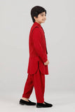 Boys Kurta Set : Maroon (4-15 Years)