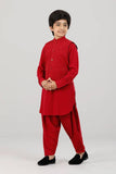 Boys Kurta Set : Maroon (4-15 Years)