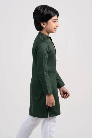 Boys Panjabi (0-14 Years) : Green & Black