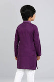 Boys Panjabi : Plum Purple & Avocado ( 0- 15 years )