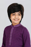 Boys Panjabi : Plum Purple & Avocado ( 0- 15 years )