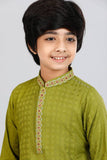 Boys Panjabi : Plum Purple & Avocado ( 0- 15 years )