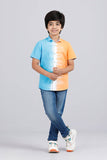 Boys Shirt  :PHUKET PALETLE & RED OCHER  (2-8 Years)