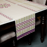 Cream Printed TABLE RUNNER