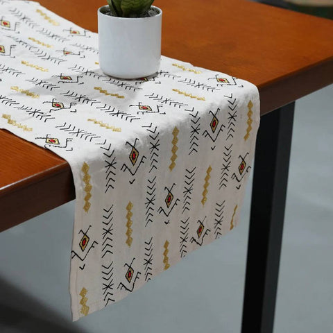 Embroidered Table Runner