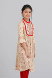 Girl's Ethnic : Yellow Floral & Black Floral ( 2-8 Years)