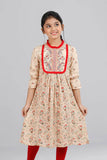 Girl's Ethnic : Yellow Floral & Black Floral ( 2-8 Years)