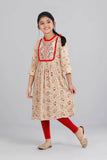 Girl's Ethnic : Yellow Floral & Black Floral ( 2-8 Years)