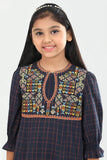 Girls ethnic tops : Navy check & White Check (2-8 years)