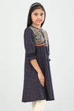 Girls ethnic tops : Navy check & White Check (2-8 years)