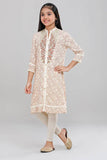 Girls Ethnic : Vanilla Printed & Candle Lt peach printed ( 2-8 Years)