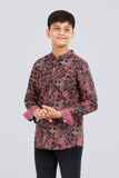 Junior Boys Casual Shirt (10-14 Years) : Mandala Art