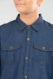 Junior BOYS SHIRT:  INDIGO