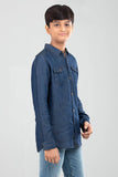 Junior BOYS SHIRT:  INDIGO