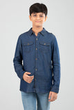 Junior BOYS SHIRT:  INDIGO