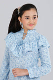 Junior girl's : Pomegranate printed & Blue Printed  ( 10-14 years)