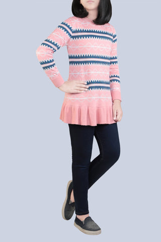 Junior Girl's Sweater  PINK (10-15 Years)