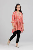 Junior Girls Ethnic (10-14 Years) : Peach Printed & Olive Printed