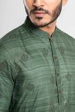 Men's panjabi : Aqua forest & Sail