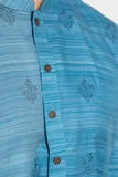 Men's panjabi : Aqua forest & Sail