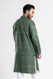 Men's panjabi : Aqua forest & Sail