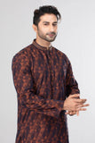 Men's Panjabi : Blue Whale , Keynan Copper & Dried Blood