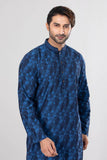 Men's Panjabi : Blue Whale , Keynan Copper & Dried Blood