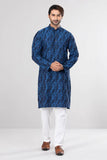 Men's Panjabi : Blue Whale , Keynan Copper & Dried Blood