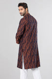 Men's Panjabi : Blue Whale , Keynan Copper & Dried Blood