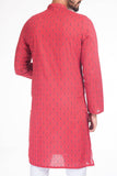 MEN'S PANJABI BRICK RED