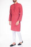 MEN'S PANJABI BRICK RED