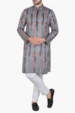 MEN'S PANJABI CHARCOAL